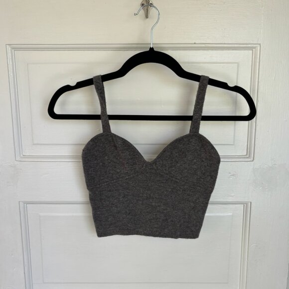 Aritzia - Gray Knit Tank - Picture 1 of 3